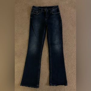 Silver Jeans, Suki Bootcut, W28/L33, Dark blue wash